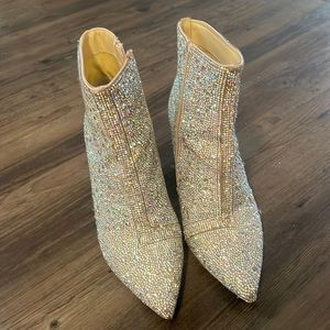 Betsy Johnson, sparkle heels size 8.5